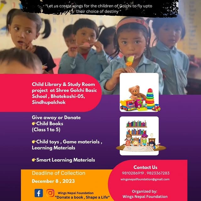 Wings Nepal Foundation community activities